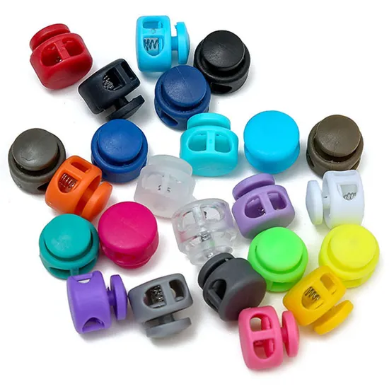Factory Price Directly Provide Design Nylon Cord Lock Shoe Stopper Plastic Spring Cord Lock