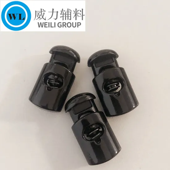 Customizable Metal Cord Lock for Bags and Accessories 