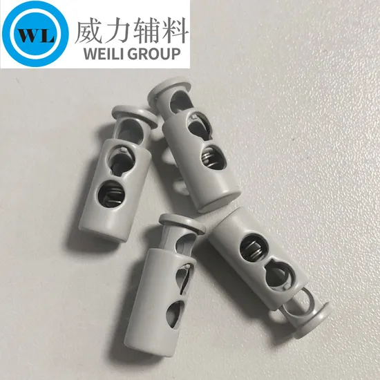 Custom Zinc Alloy Decorative Cord Lock for Garment Accessories 