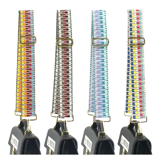 Nylon Bag Strap Shoulder Belt Colorful Wide Strap Female Atmosphere 