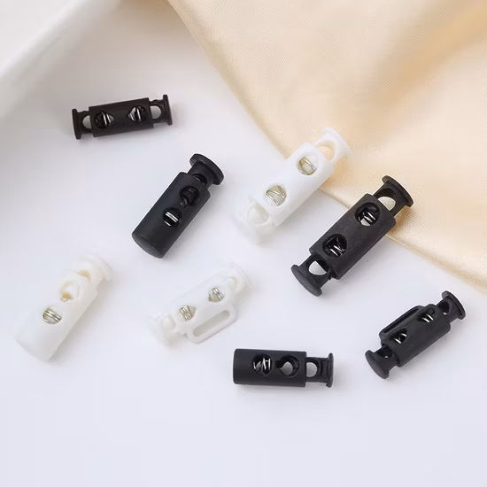 Two Holes Plastic Cord Lock