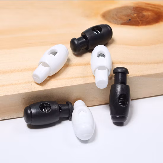 Clear Plastic Elastic Cord Stopper Cord Lock