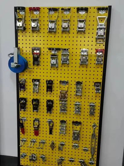 White Zinc 50mm 5000kgs Ratchet Tie Down Buckle with Plastic Handle 