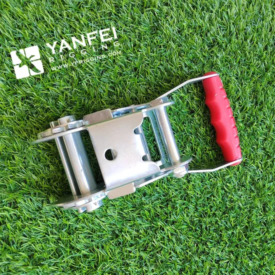 2inch X 11, 000lbs Ergo Type Red Plastic Handle Ratchet Buckle 