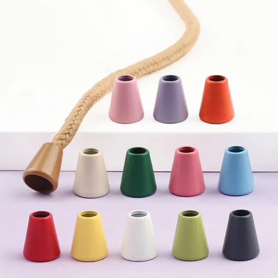 Factory Price Wholesale Metal Aglet Hardware Colorful Metal Cord Lock 