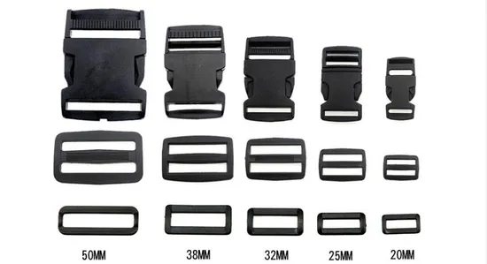 Plastic Adjustable Buckles Accessories for Backpack, Waist Backpack Buckle, Tip Top Buckle 