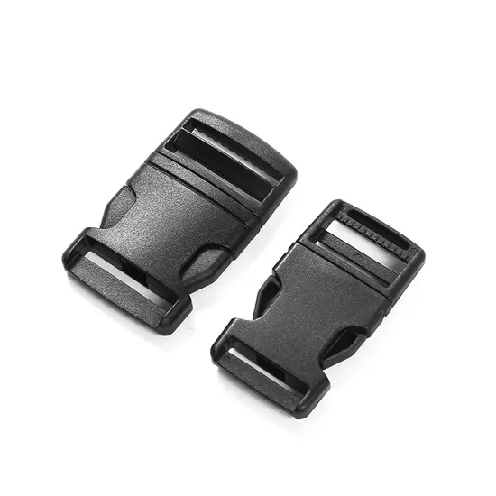 Black Adjustment Plastic Buckle Waist Backpack Adjustment Buckle School Bag Safety Buckle 
