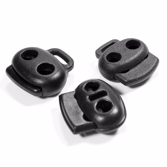 Elastic Rope Adjustment Buckle Round Toggle Clip Buckles Tighten Spring Rope End Cord Stoppers Plastic Lock