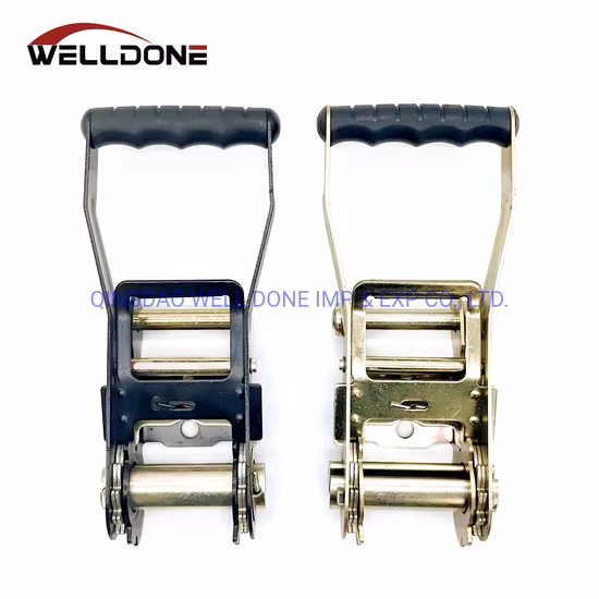 2inch 50mm 3t 4t 5t 5000kg Plastic Finger Line Handle Ratchet Buckle for Tie Down Strap