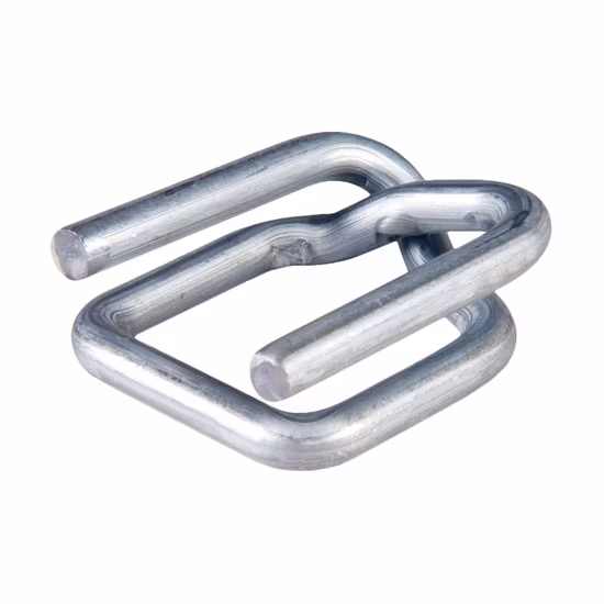 Galvanized Metal Wire Buckles 13mm for Plastic Strapping