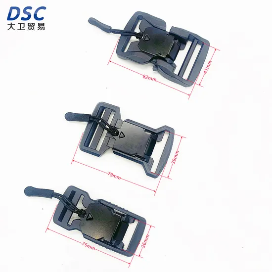 Customized 2.5cm 3.8cm Magnetic Plastic Buckle Clasp for Camera Bag Accessories 